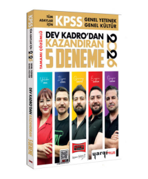 2026 KPSS Tüm Adaylar İçin Tamamı Çözümlü Dev Kadrodan Kazandıran 5 Deneme Yargı Yayınları