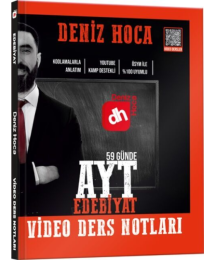 Deniz Hoca 59 Günde AYT Edebiyat Video Ders Notlar Kr Akademi Yayınları