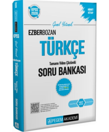 2026 KPSS Genel Yetenek Genel Kültür Ezberbozan Türkçe Tamamı Video Çözümlü Soru Bankası Pegem Yayınları
