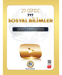 TYT Sosyal Bilimler 29 Günde Video Ders Kitabı Bilgi Sarmal