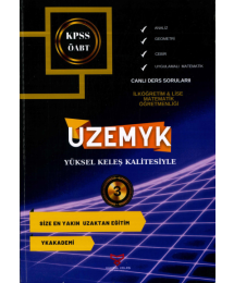 ANALİZ - GEOMETRİ-CEBİR - UYGULAMALI MATEMATİK UZEMYK İLKÖĞRETİM-LİSE MAT. ÖĞRETMENLİĞİ 3. KİTAP