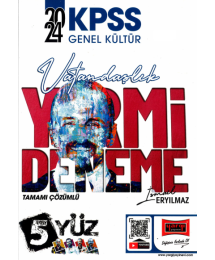 KPSS 5Yüz Ekibi Vatandaşlık Tamamı Çözümlü 20 Deneme Yargı Yayınevi