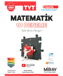 TYT Matematik 10 Deneme Kitabı