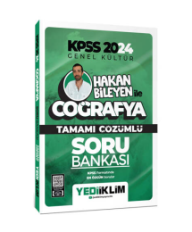 2024 KPSS Hakan Bileyen ile Coğrafya Tamamı Çözümlü Soru Bankası