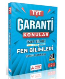 TYT Fen Bilimler Garanti Konular Soru Bankası Paraf Yayınları