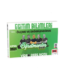 Ölçme ve Değerlendirme Öğretmenler Ekibi Video Ders Notları