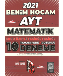 2021 AYT Matematik Konu Özetli Fasikül Fasikül Tamamı Video Çözümlü 10 Deneme Sınavı