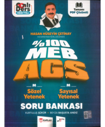 2025 %100 MEB AGS Sözel - Sayısal Yetenek Soru Bankası Kaplan Akademni