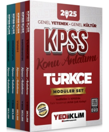 Yediiklim Yayınları 2025 KPSS Genel Yetenek Genel Kültür Konu Anlatımlı COĞRAFYA