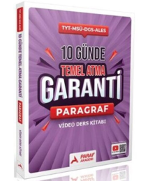 Paragraf Z Takımı 10 Günde Temel Atma Garanti Video Ders Kitabı Paraf Yayınları