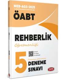 2025 ÖABT Rehberlik Öğretmenliği 5 Deneme Sınavı Data Yayınları