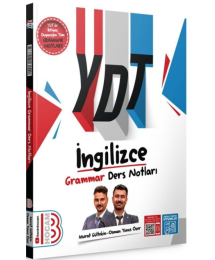 2025 YDT İngilizce Grammar Ders Notları Benim Hocam Yayınları