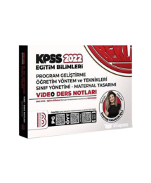 PROG. GELŞ. ÖĞRT. YÖNT. TEK. SINIF YÖN. VİDEO DERS NOTLARI