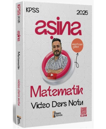 2025 KPSS Matematik Aşina Video Ders Notu İsem Yayınları