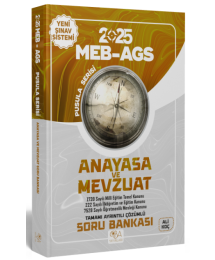 2025 MEB AGS Anayasa ve Mevzuat Soru Bankası CBA Yayınları