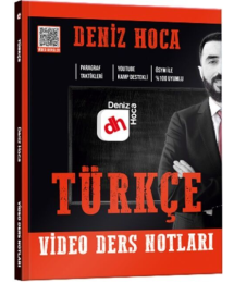 Deniz Hoca Tüm Sınavlar İçin Türkçe Video Ders Kitabı Kr Akademi Yayınları