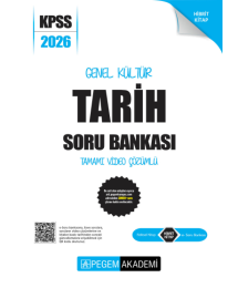 TARİH 2026 KPSS Genel Yetenek Genel Kültür Soru Bankası Modüler Çözümlü Pegem Akademi Yayınları