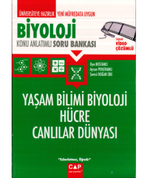 TYT-AYT BİYOLOJİ YAŞAM BİLİMİ BİYOLOJİ HÜCRE CANLILAR DÜNYASI KONU ANLATIMLI SORU BANKASI