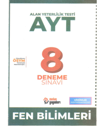 AYT Fen Bilimleri 8 Deneme Sınavı