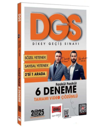 2025 DGS Sayısal-Sözel 2'si Bir Arada Fasikül Fasikül 6 Deneme Tamamı Video Çözümlü Yargı Yayınları