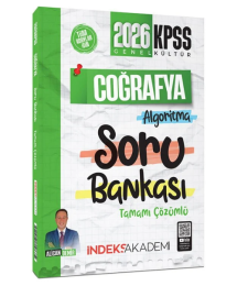 2026 KPSS Coğrafya Algoritma Soru Bankası Çözümlü Alican Demir İndeks Akademi Yayıncılık
