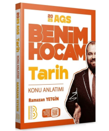 2025 MEB-AGS Tarih Konu Anlatımı Ramazan Yetgin Benim Hocam Yayınları