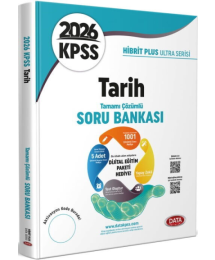 2026 KPSS Tarih Hibrit Plus Ultra Serisi Karekod Çözümlü Soru Bankası Data Yayınları