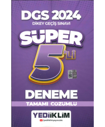 DGS SÜPER 5'Lİ DENEME TAMAMI ÇÖZÜMLÜ