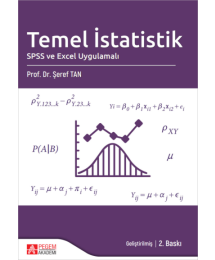 Temel İstatistik SPSS ve Excel Uygulamalı 2. Baskı - Şeref Tan Pegem Akademi Yayıncılık