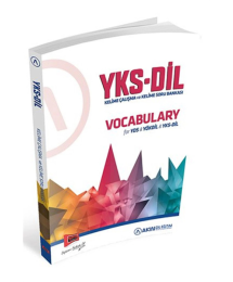YKSDİL Vocabulary Kelime Çalışma ve Kelime Soru Bankası Akın Dil Yargı Yayınları
