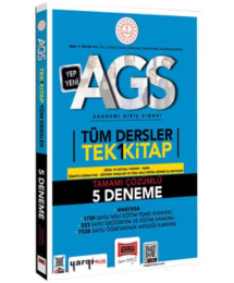 2025 MEB-AGS Tüm Dersler 5 Deneme Çözümlü Tek Kitap Yargı Yayınları