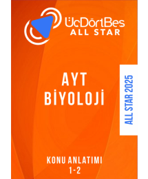 ALL STAR AYT BİYOLOJİ Konu Anlatım (1-2 Hepsi Bir Arada)