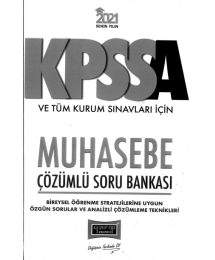 MUHASEBE ÇÖZÜMLÜ SORU BANKASI
