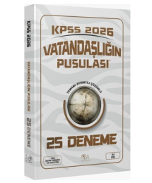 2026 KPSS Vatandaşlık Vatandaşlığın Pusulası 25 Deneme CBA Yayınları