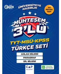 TYT MSÜ KPSS Türkçe Seti Çap Yayınları