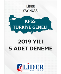 LİDER 5 ADET DENEME