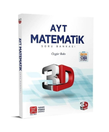 AYT 3D Matematik Tamamı Video Çözümlü Soru Bankası