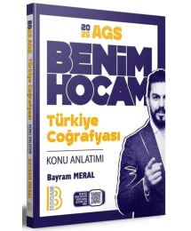 2025 MEB-AGS Türkiye Coğrafyası Konu Anlatımı Benim Hocam Yayınları