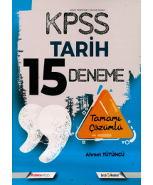 NET 15 TARİH TAMAMI ÇÖZÜMLÜ DENEME
