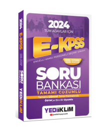 E-KPSS TÜM DERSLER SORU BANKASI TAMAMI ÇÖZÜMLÜ
