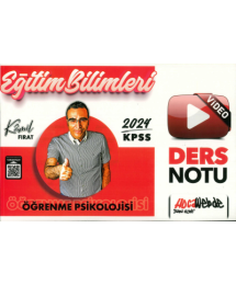 ÖĞRENME PSİKOLOJİSİ DERS NOTU