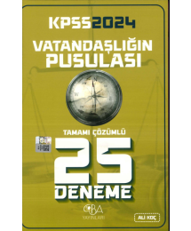 2024 KPSS Vatandaşlığın Pusulası 25 Deneme