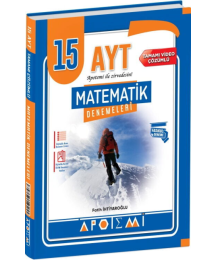 AYT Matematik 15 Çözümlü Deneme Apotemi Yayınları