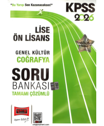 COĞRAFYA 2026 KPSS Lise Ön Lisans GK-GY Tüm Dersler Tamamı Çözümlü Modüler Soru Bankası Yargı Yayınları