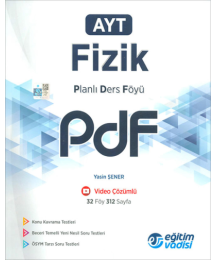 AYT Fizik Planlı Ders Föyü PDF Eğitim Vadisi Yayınları