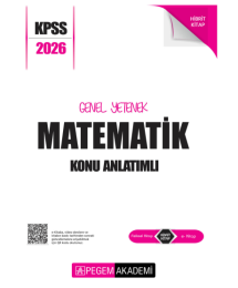 MATEMATİK 2026 KPSS Genel Yetenek Genel Kültür Lisans Konu Anlatımlı Modüler Set Pegem Yayınları