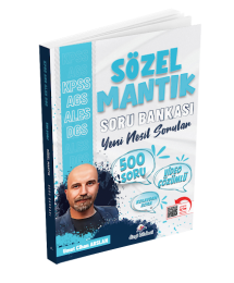 KPSS MEB-AGS ALES DGS Sözel Mantık Soru Bankası Çözümlü Dizgi Kitap