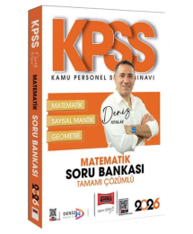 2026 KPSS Genel Yetenek Tamamı Çözümlü Matematik Soru Bankası (Deniz Atalay) Yargı Yayınları