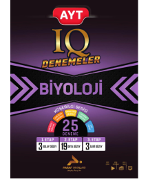 AYT IQ Biyoloji 25 Branş Denemesi PRF Paraf Yayınları