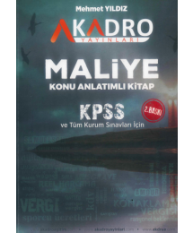 KPSS A Grubu Maliye Konu Anlatımlı A Kadro Yayınları